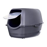 DIAMENTIQ BAYA anthracite - cat litter box - 55 5 x 40 x 38 7 cm