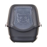 DIAMENTIQ BAYA anthracite - cat litter box - 55 5 x 40 x 38 7 cm