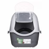 DIAMENTIQ BAYA light grey/dark grey - cat litter box - 55 5 x 40 x 38 7 cm