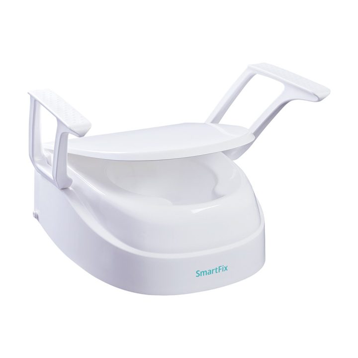 Dietz SmartFix toilet seat with armrests