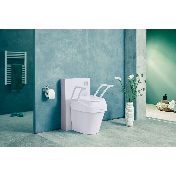 Dietz SmartFix toilet seat with armrests