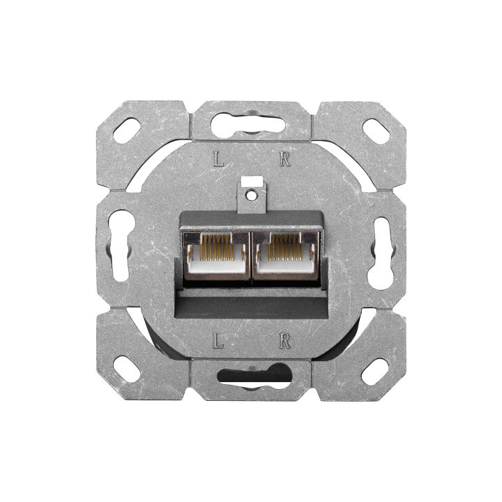 Digitus CAT 6 Class E wall outlet shielded surface mount