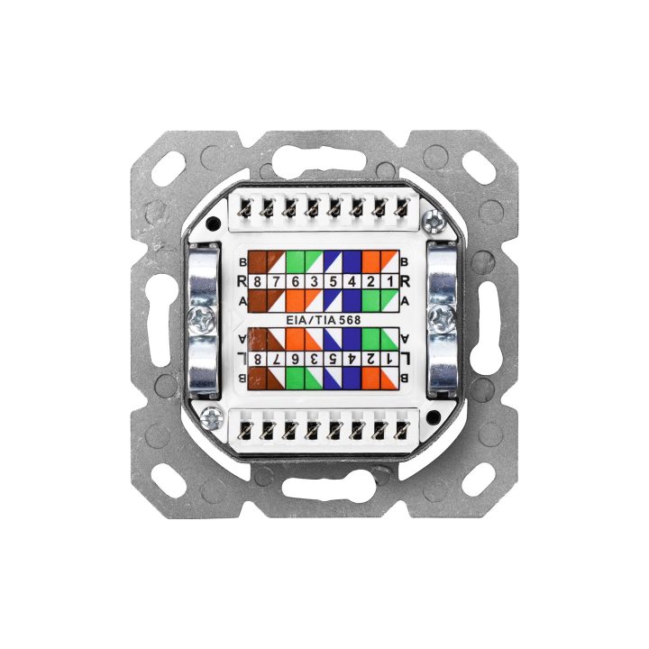 Digitus CAT 6 Class E wall outlet shielded surface mount