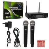 DNA Professional DVS2 - wireless microphone 2 handheld transmitters + base unit (560–590 MHz)