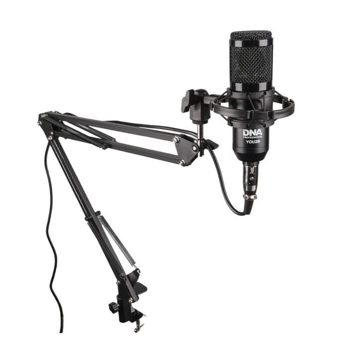 DNA YOU2B - podcast kit (microphone audio interface tripod)