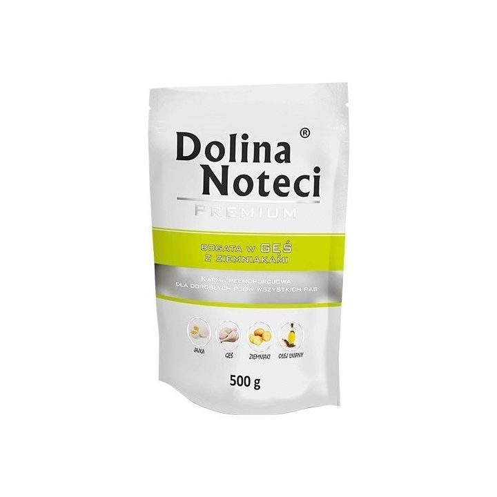 DOLINA NOTECI Premium Rich in goose with potatoes - Wet dog food - 500 g
