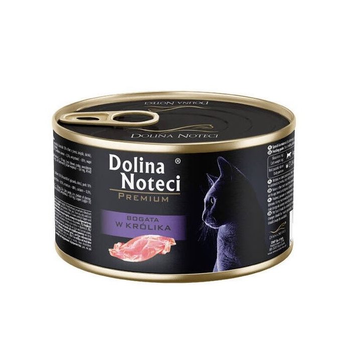 DOLINA NOTECI Premium Rich in rabbit - wet cat food - 185g