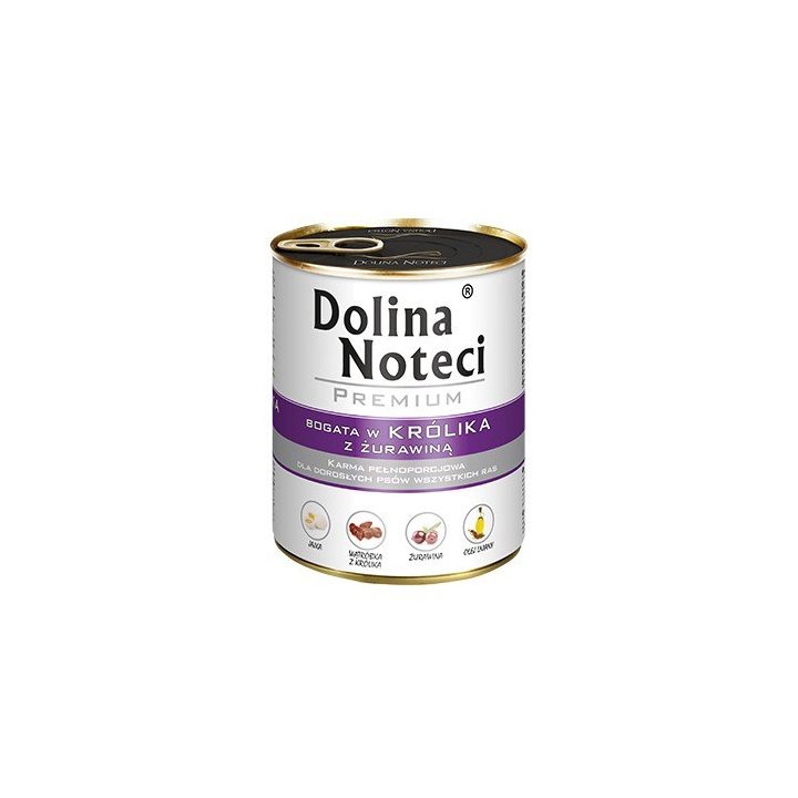 DOLINA NOTECI Premium Rich in rabbit with cranberries - Wet dog food - 800 g