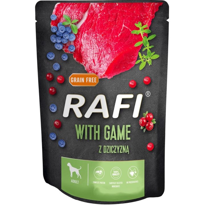 DOLINA NOTECI RAFI Wet dog food Venison blueberry cranberry 300 g