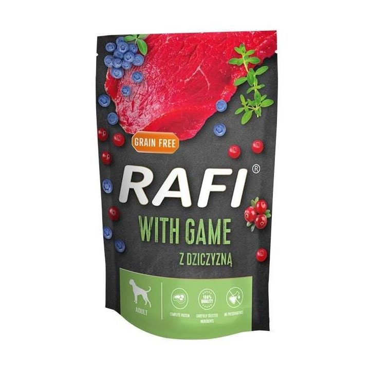 DOLINA NOTECI Rafi Game - wet dog food - 500g