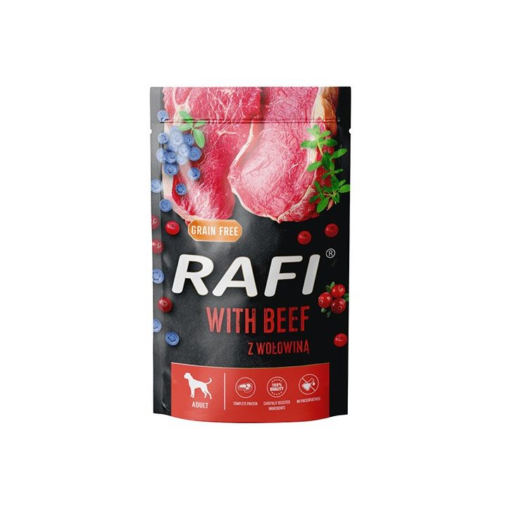 DOLINA NOTECI Rafi with beef - wet dog food - 500g