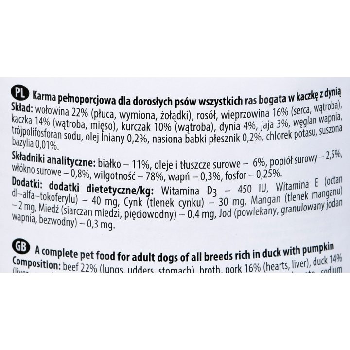 Dolina Noteci Premium Rich In Duck And Pumpkin 400 g
