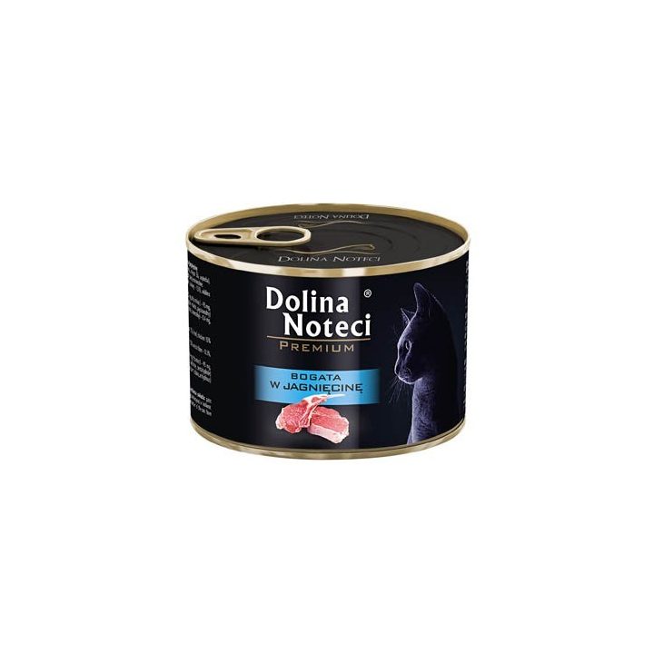 Dolina Noteci Premium rich in lamb - wet cat food - 185g