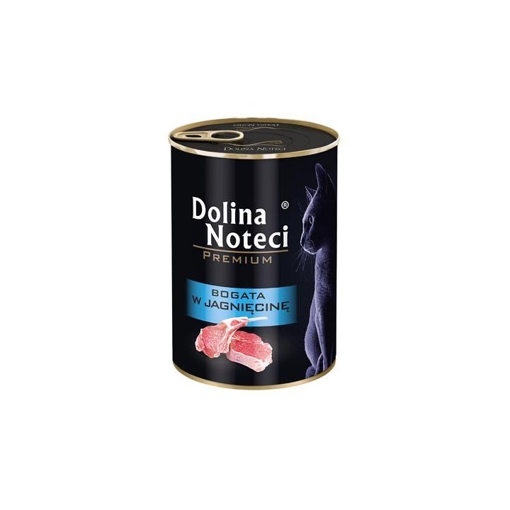 Dolina Noteci Premium rich in lamb - wet cat food - 400g
