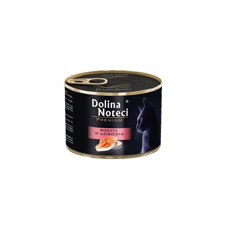 Dolina Noteci Premium rich in salmon - wet cat food - 185g