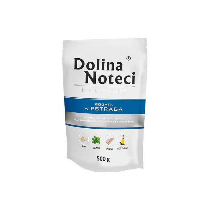 Dolina Noteci Premium rich in trout - wet dog food - 500g