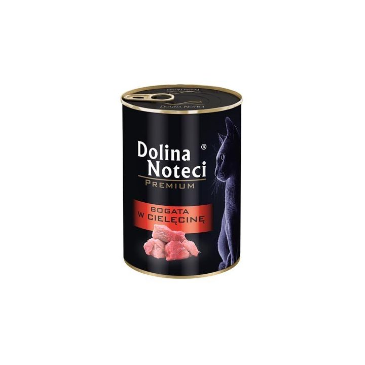 Dolina Noteci Premium rich in veal - wet cat food - 400g