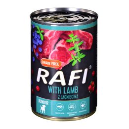 Dolina Noteci Rafi Junior with lamb cranberry and blueberry - Wet dog food 400 g