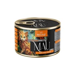 MAU Pate and Fillet Junior Duck with mango and rosehip - wet cat food - 185g