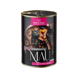 MAU Pate and Fillet Sterilised Goose with rabbit and raspberries - wet cat food - 400g