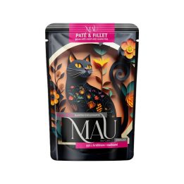 MAU Pate and Fillet Sterilised Goose with rabbit and raspberries - wet cat food - 85g