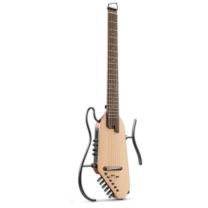 Donner Hush I Pro Natural Spruce - electric guitar