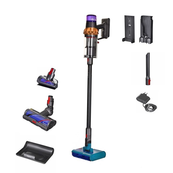 Dyson V15s Detect Submarine 2-in-1 stick vacuum Battery Dry&wet Bagless 0.77 L Nickel Yellow