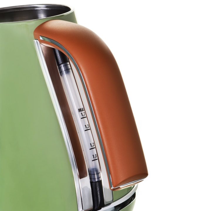 DeLonghi KBOV 2001.GR electric kettle 1.7 L Green 2000 W