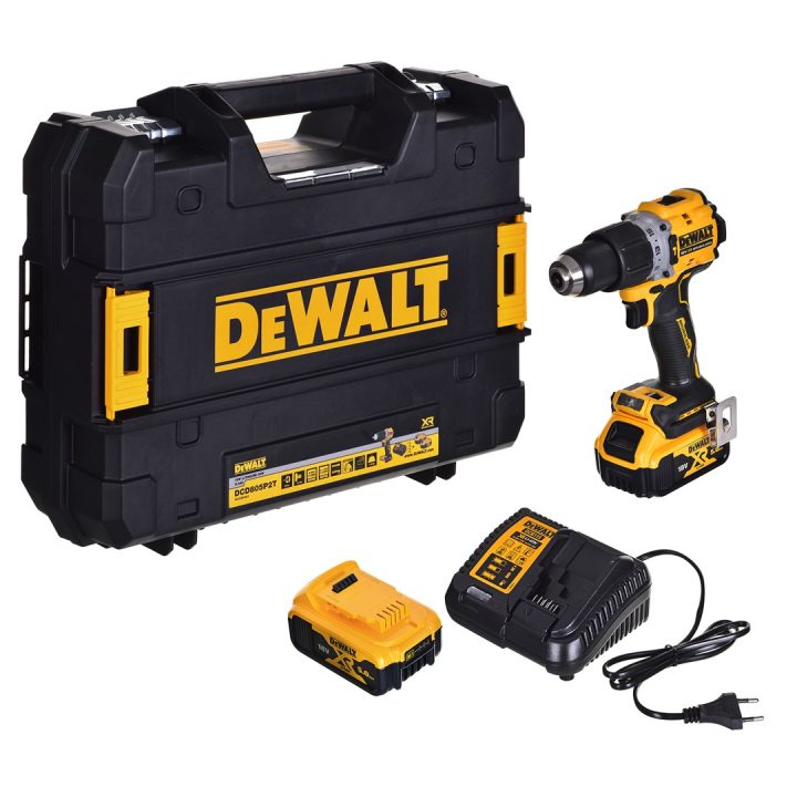 DRILL/DRIVER DEWALT DCD805P2T 18V 2X5 0AH BL TSTAK