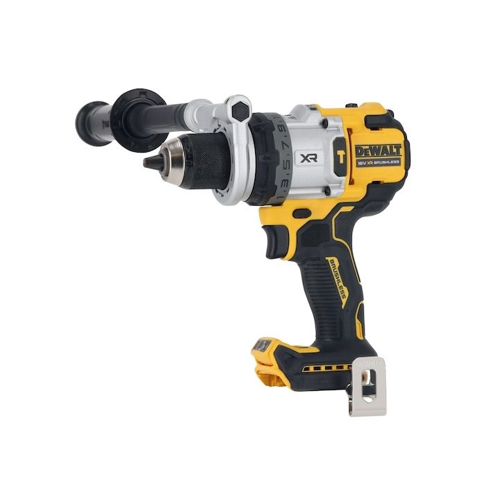 DeWALT DCD709N-XJ drill 1650 RPM Keyless 1.2 kg Black Yellow
