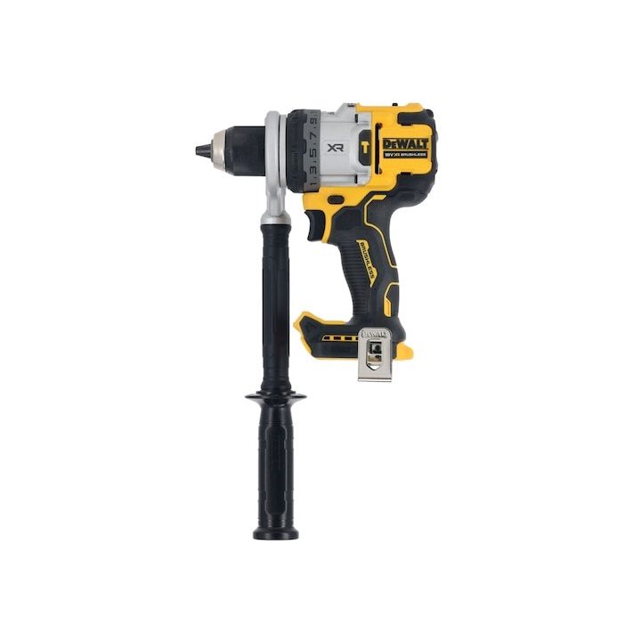 DeWALT DCD709N-XJ drill 1650 RPM Keyless 1.2 kg Black Yellow
