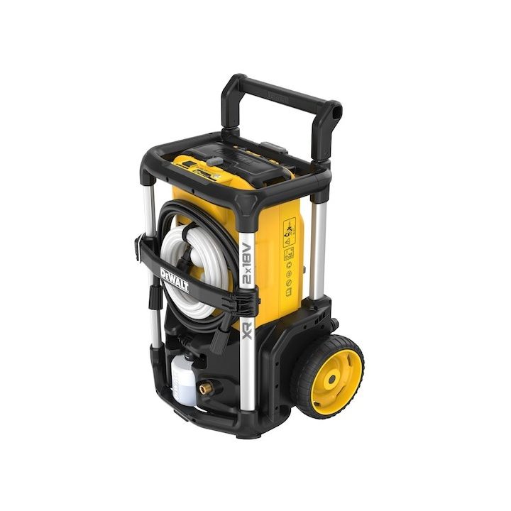 DeWALT DCMPW1600N-XJ pressure washer Compact Battery Yellow
