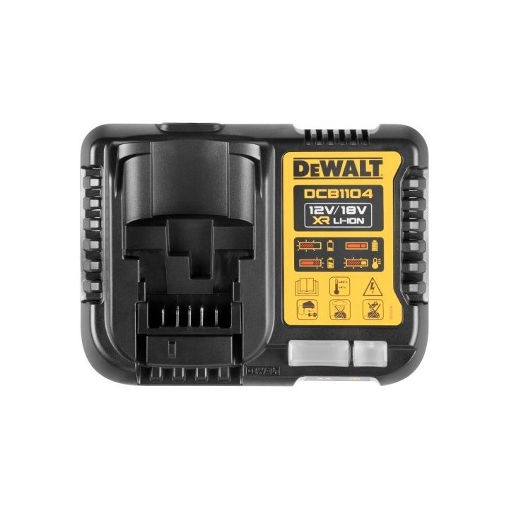 DeWalt DCB1104P2-QW Set charger DCB1104 + 2 batteries DCB184 18 V 5 Ah