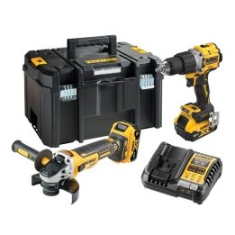 DeWalt DCK2026P2T-QW Combo set DCD805 + DCG405 18 V XR 2×5.0 Ah black yellow