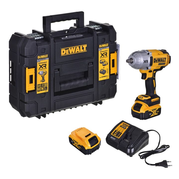 Impact wrench 1/2 18V 2x5.0Ah DCF900P2T-QW DEWALT