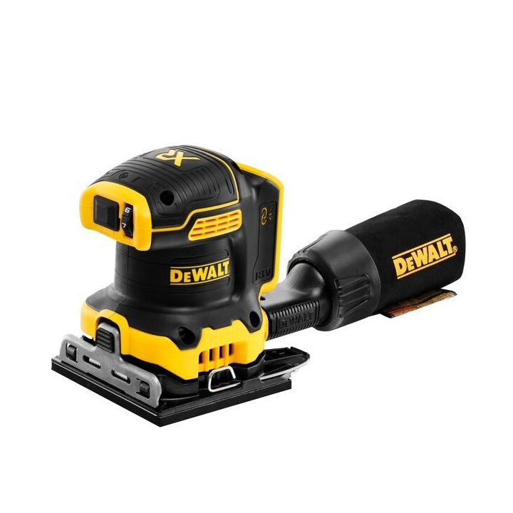 Random orbital sander 18V DCW200NT DEWALT 13500 OPM Black Yellow