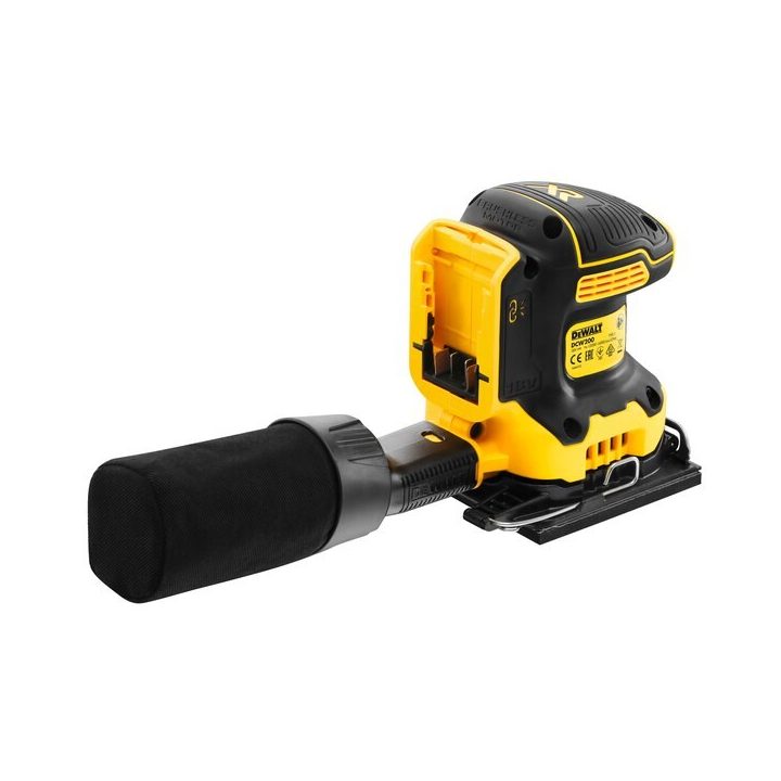 Random orbital sander 18V DCW200NT DEWALT 13500 OPM Black Yellow