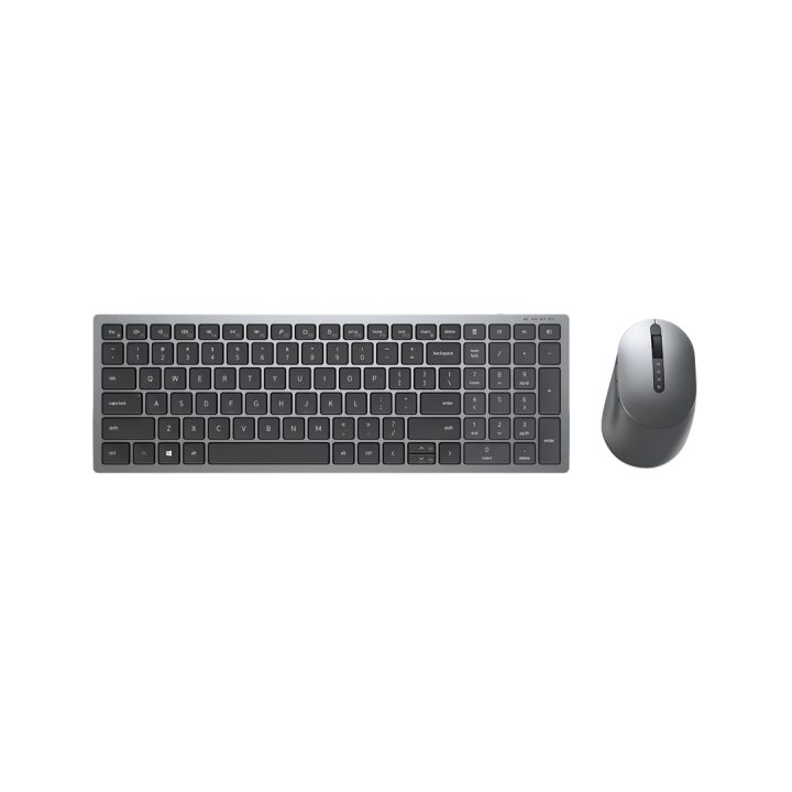 DELL KM7120W keyboard RF Wireless + Bluetooth QWERTY US International Grey Titanium