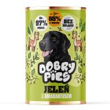 DOBRY PIES Venison with amaranth - wet dog food - 400g