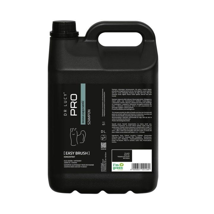 DR LUCY Pro Easy Brush Long Coat – dog shampoo – 5l