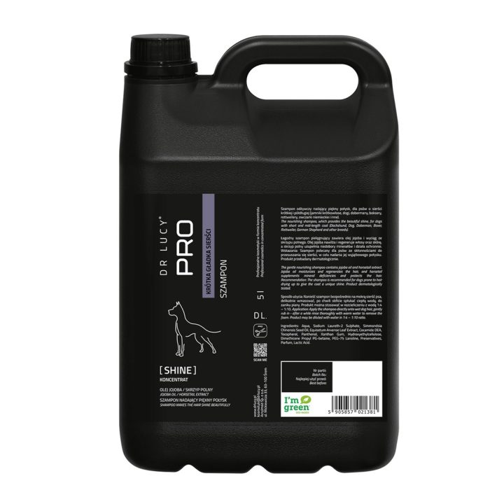 DR LUCY Shine Short hair - dog shampoo - 5 L