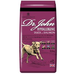 DR JOHN Hypoallergenic Duck with salmon - dry dog food - 12 5kg