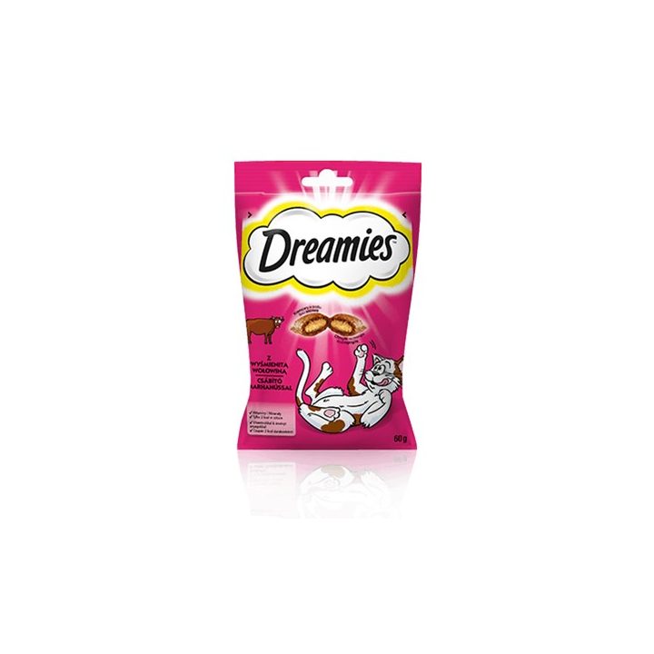 Dreamies 4008429037948 cats dry food 60 g Adult Beef