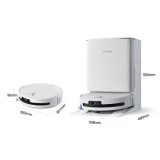 Ecovacs Deebot T90 Omni Robot Vacuum Cleaner 0.25 L White