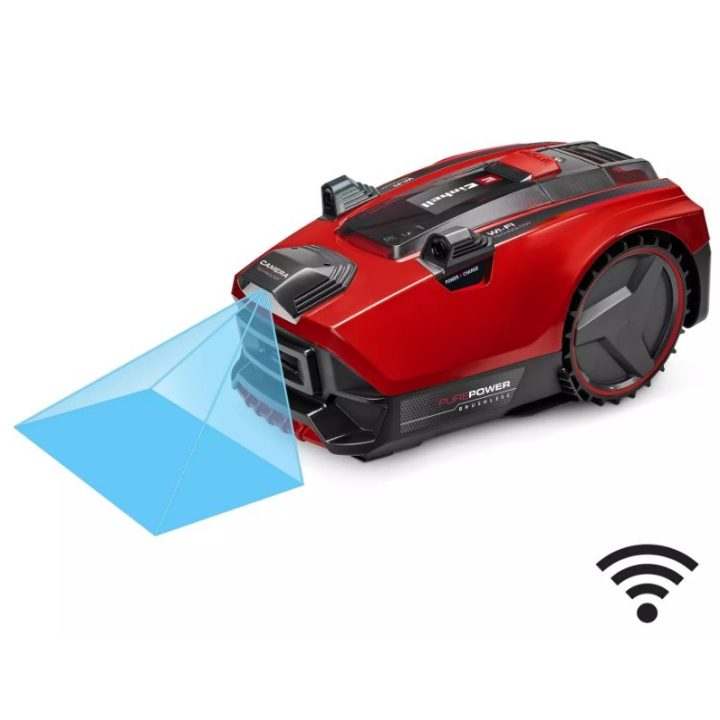 Einhell Flexo Cam Plus 600 Robotic lawn mower Battery Black Red Silver