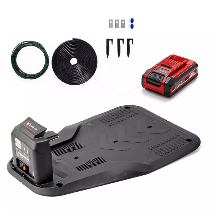 Einhell Flexo Cam Plus 600 Robotic lawn mower Battery Black Red Silver