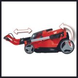 Einhell RASARRO 36/42 (2x5 2Ah) Push lawn mower Battery Black Red