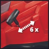 Einhell RASARRO 36/42 (2x5 2Ah) Push lawn mower Battery Black Red