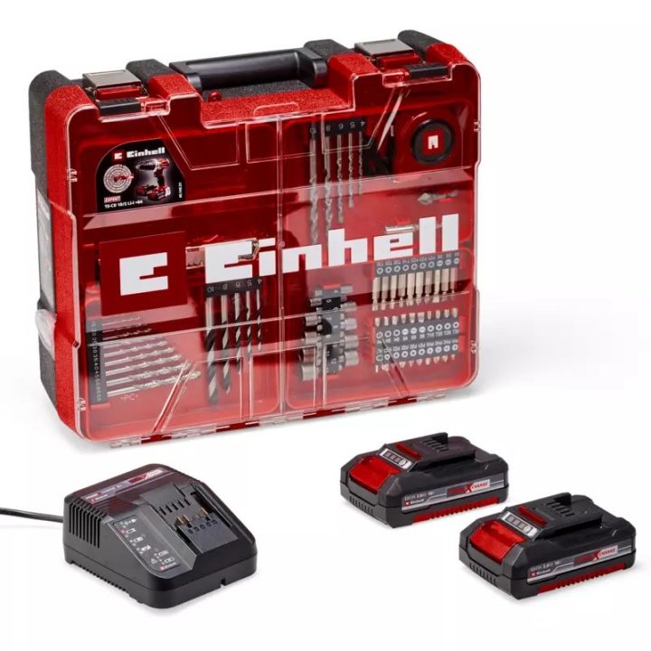 Einhell TE-CD 18/2 18750 RPM Keyless 1.45 kg Black Red