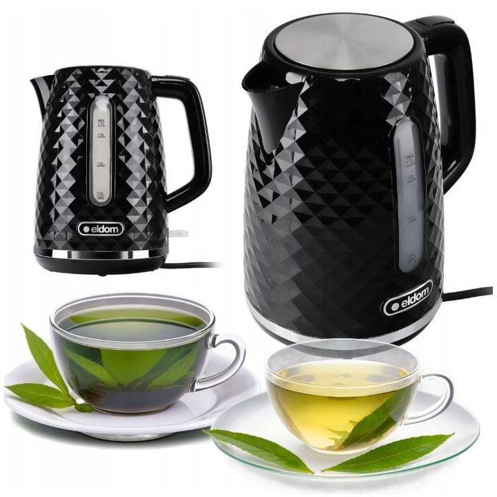 C280C ELDOM Kettle ELLI capacity 1.7 l power 2200 W black strix black